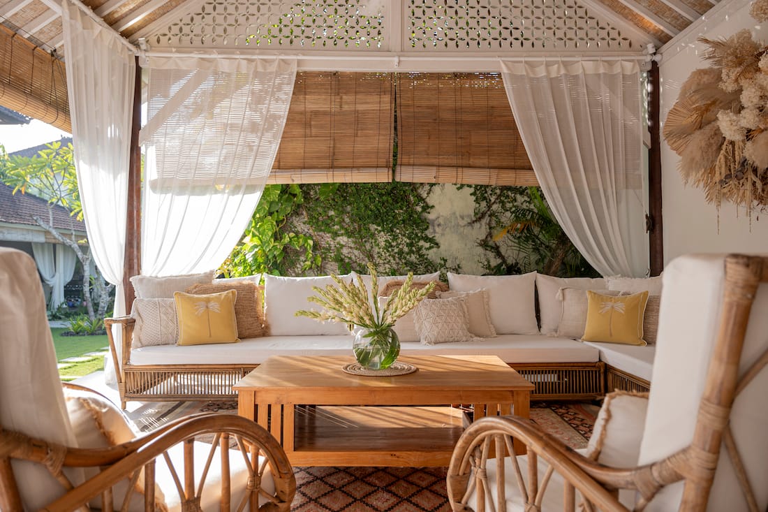 Seminayk Retreat Villa Bali Goddess Retreats Lounge Room